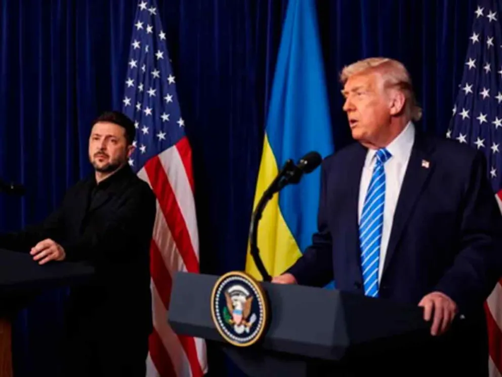 Volodímir Zelenski y Donald Trump