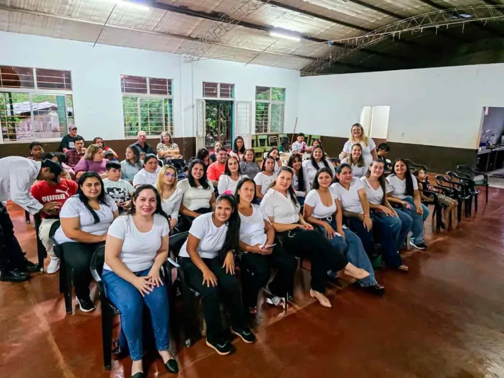 Momento del acto de cierre