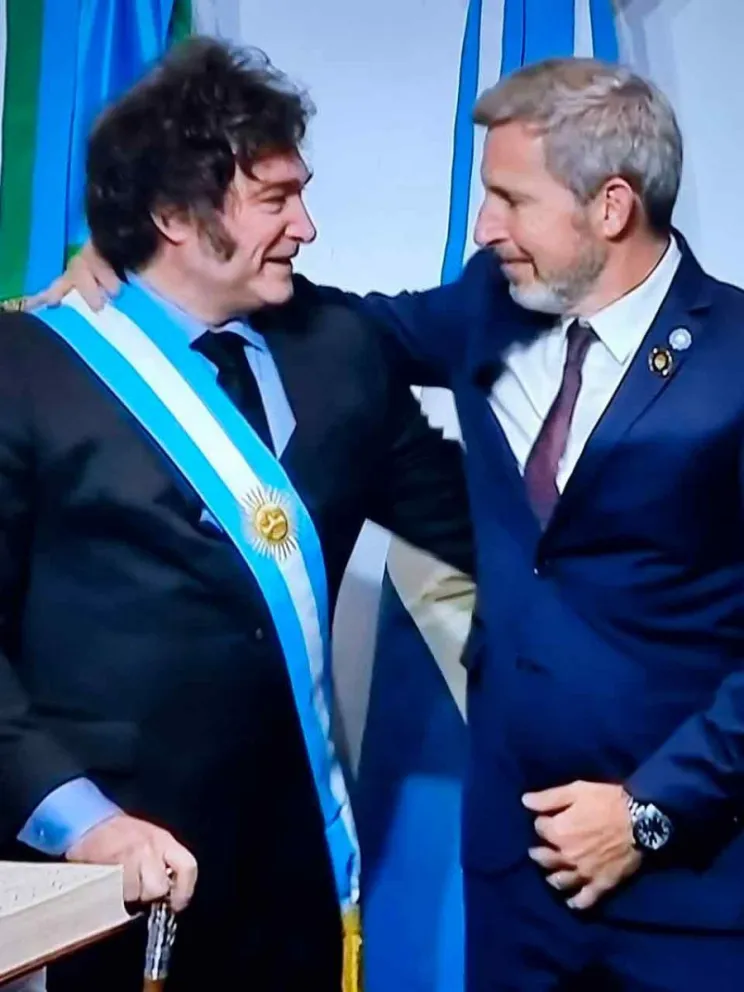 Javier Milei y Rogelio Frigerio