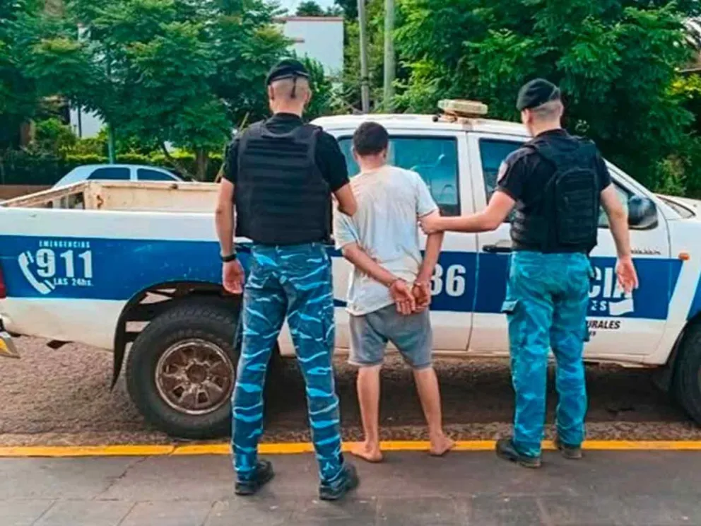 Aprehensión del violento agresor