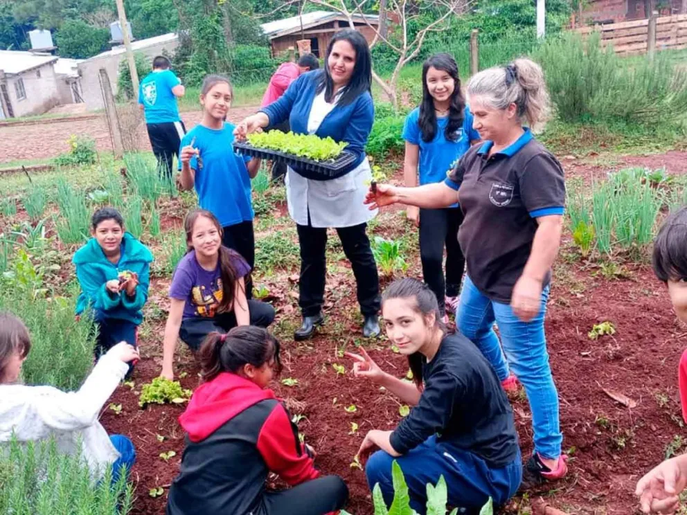 Bajo el lema “la huerta como recurso pedagógico”