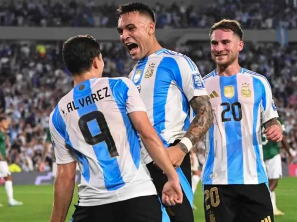 Álvarez, Martínez y Mac Allister
