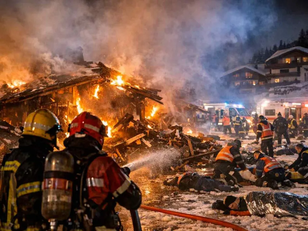 La explosión se escuchó cerca de las 01:30