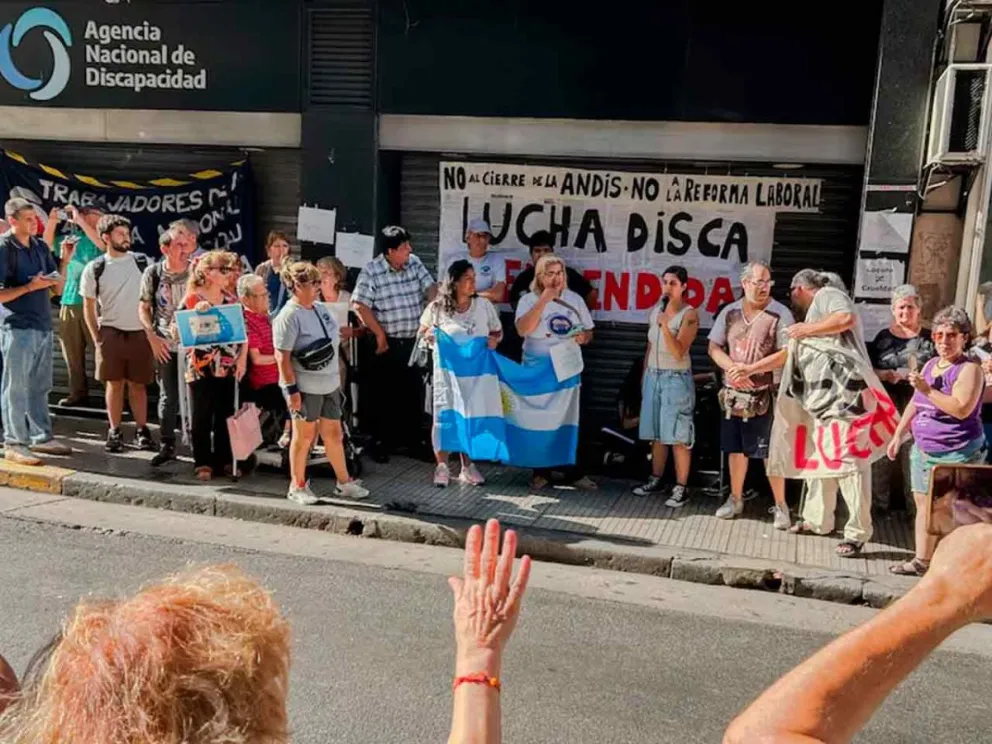 Realizaron una manifestación espontánea