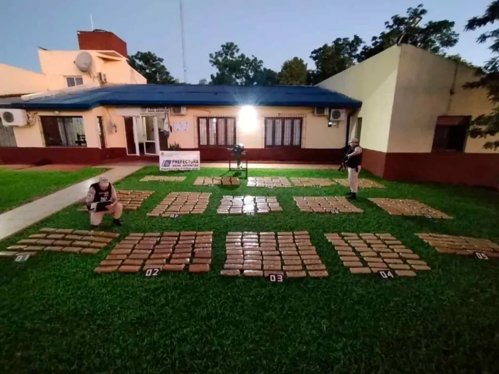 Carga de droga secuestrada 