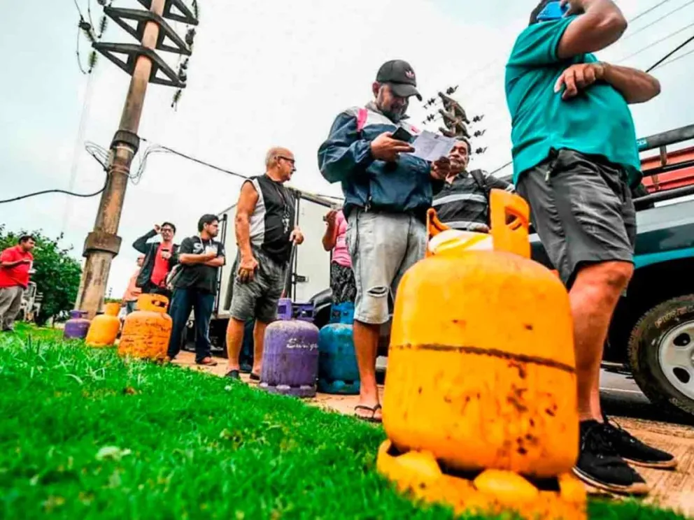 Ofrece garrafas de 10kg a $11.500