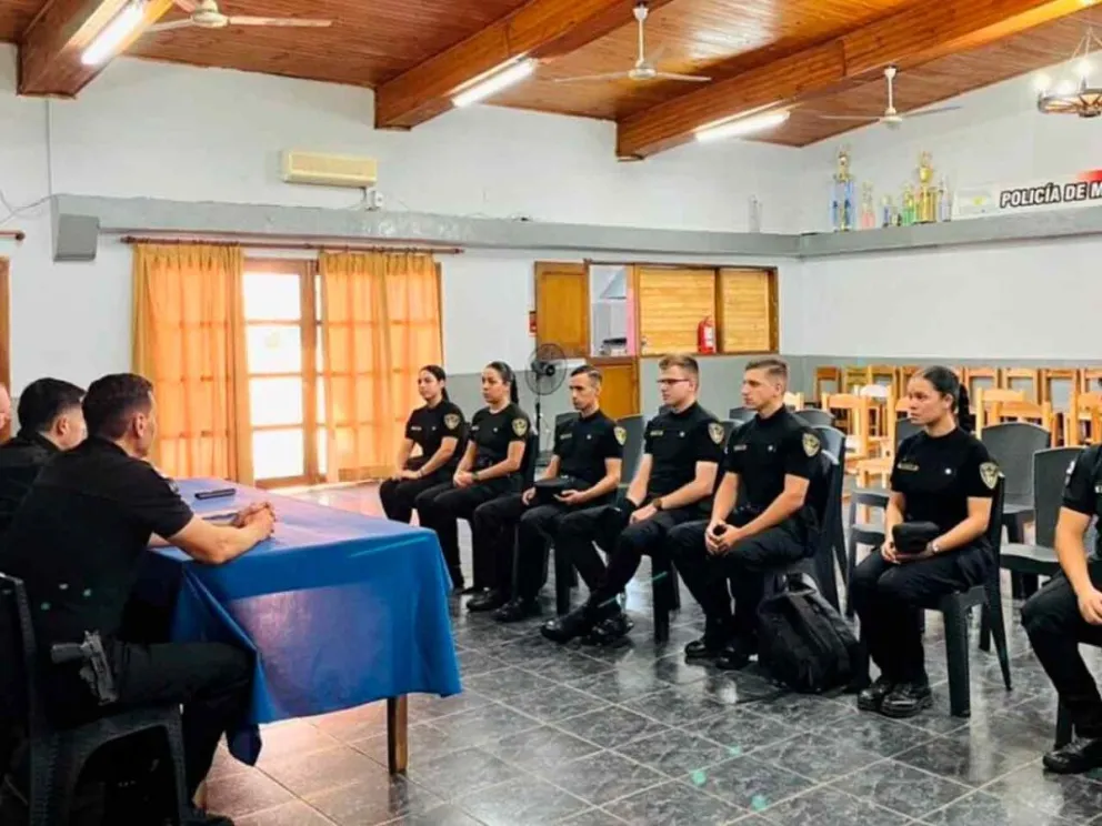 Fueron recibidos por el Jefe del Comando