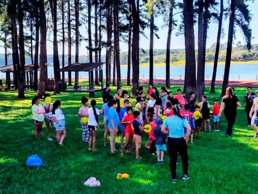 Disfrutaron de juegos recreativos