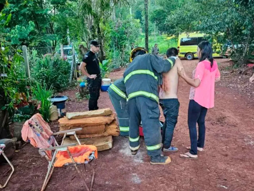 Fue trasladado al Hospital SAMIC de Eldorado