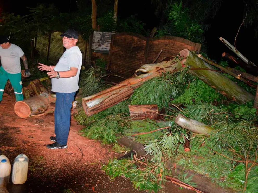 Varias familias quedaron sin luz