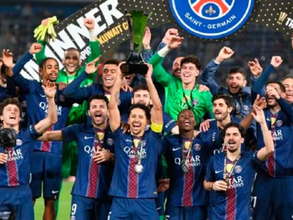 Celebración del equipo campeón