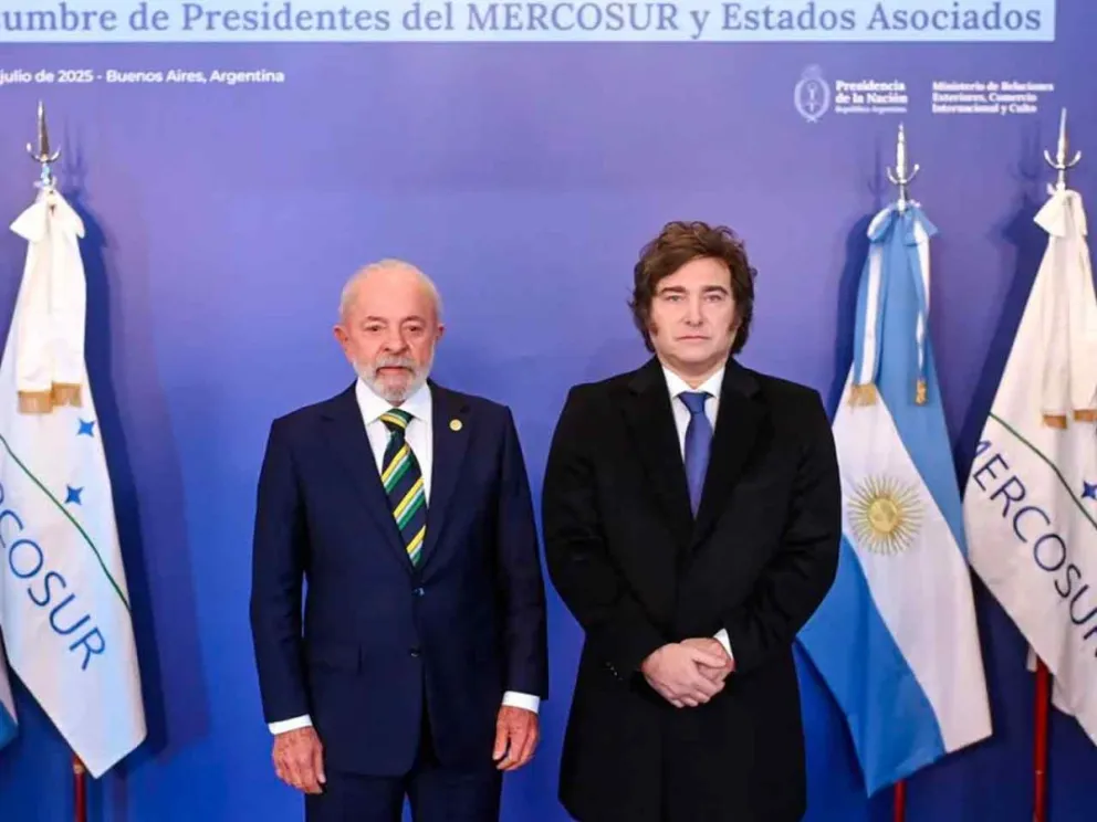 Lula da Silva y Javier Milei