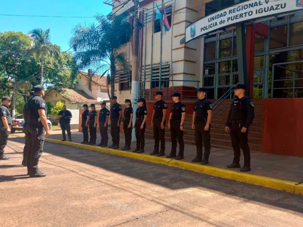 El comisario general Da Luz encabezó los actos