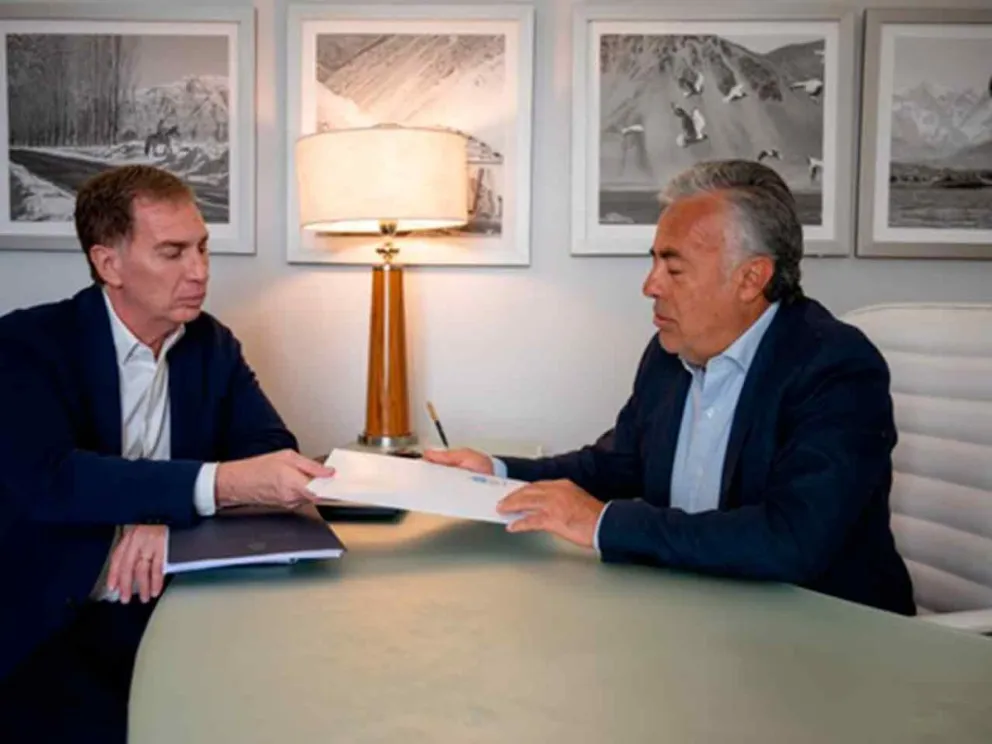 Diego Santilli y Alfredo Cornejo