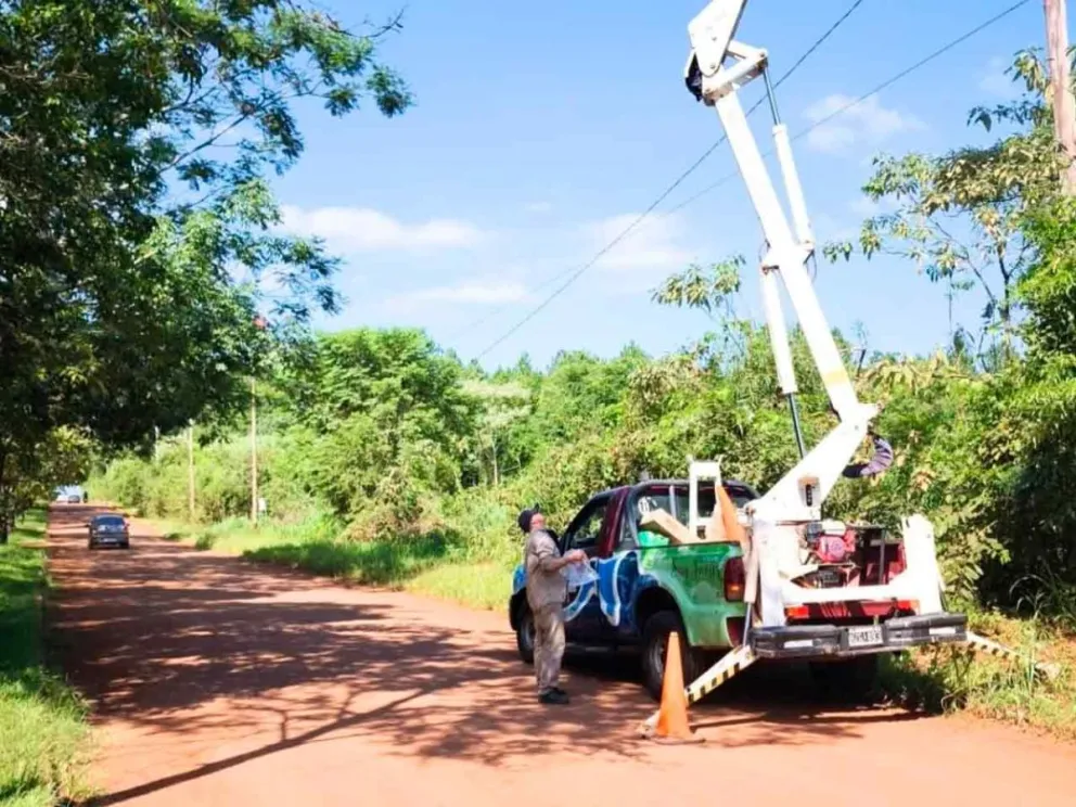 Instalaron 10 equipos LED