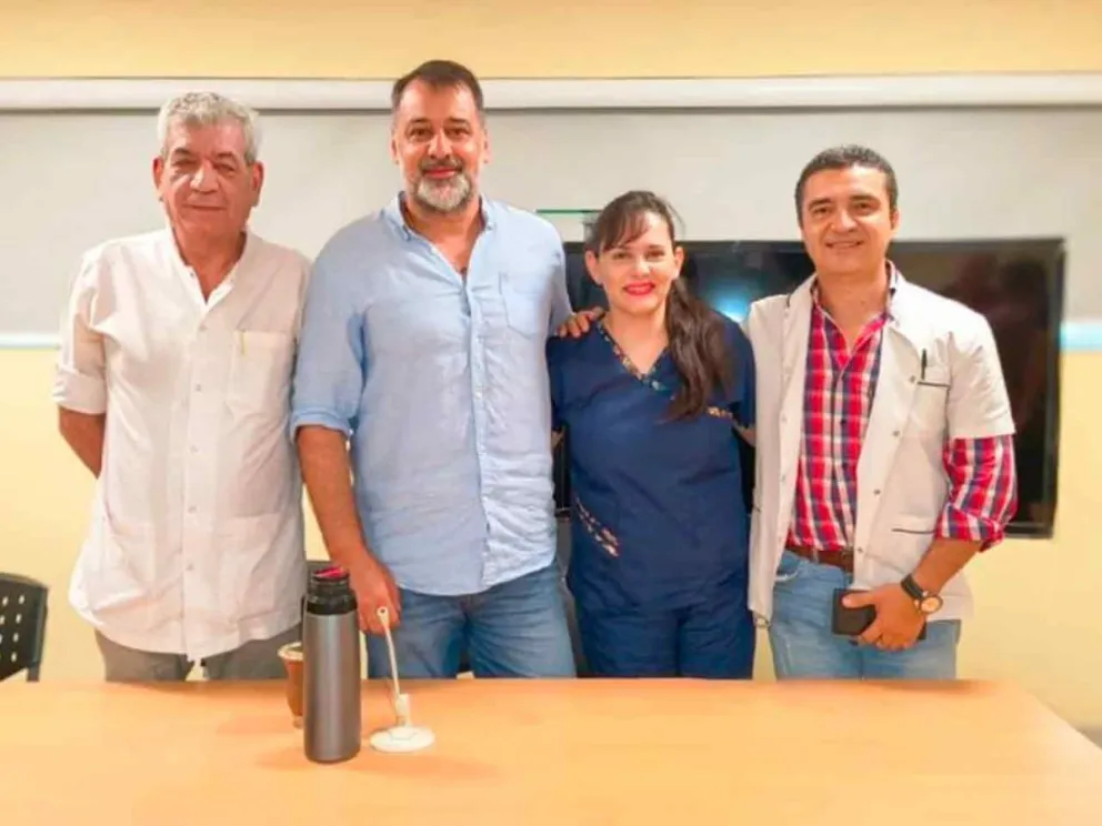 Héctor González presidió la puesta en funciones