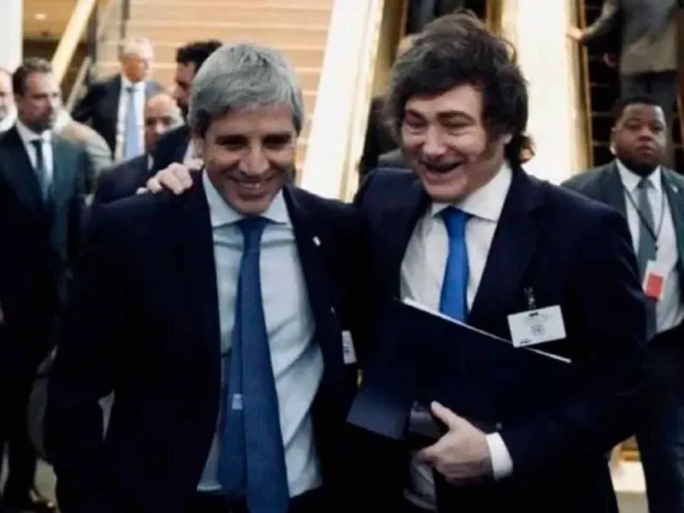 Luis Caputo y Javier Milei