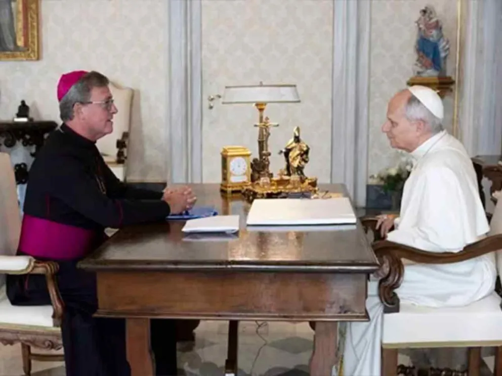  Monseñor Jorge García Cuerva y el Sumo Pontífice