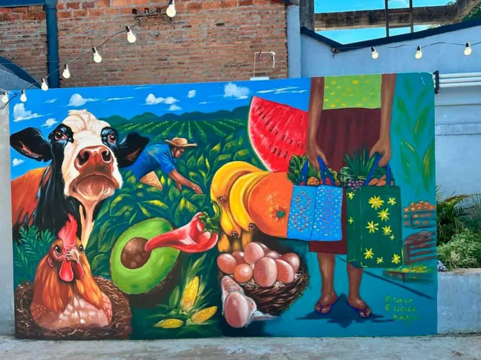 Obra “Arte y raíces” de Sergio Vogler