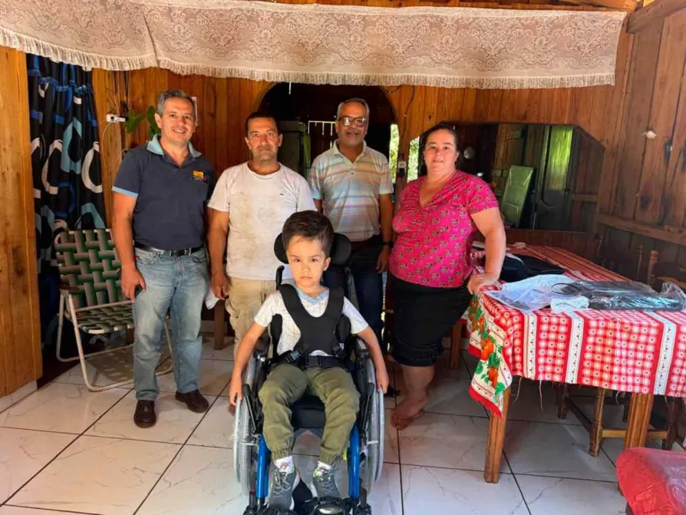 Uno de los beneficiarios