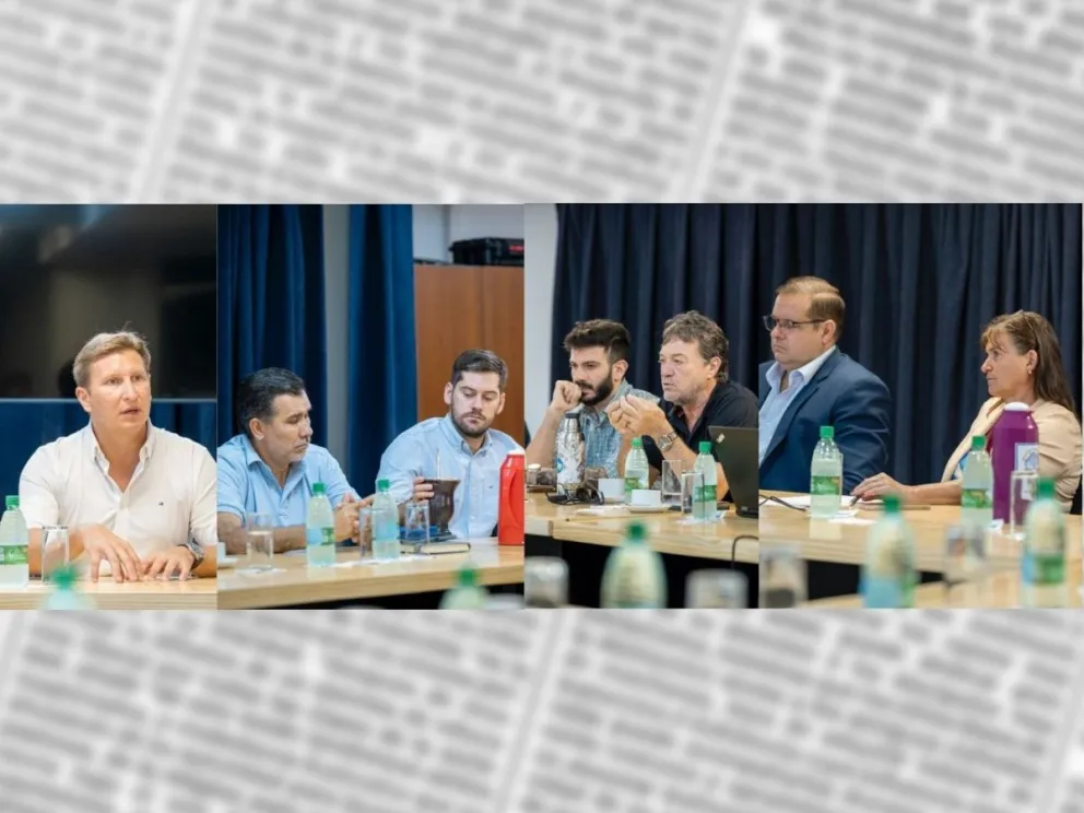 El presidente de la Legislatura misionera, Sebastián Macias, presidió la reunión