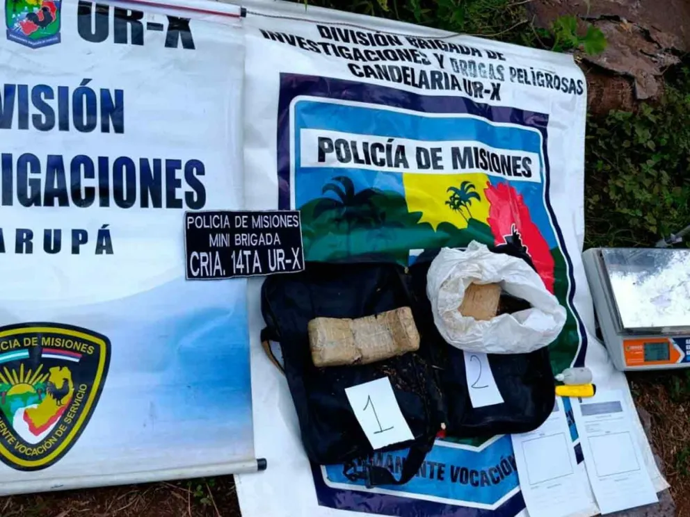 Droga incautada valuada en 1.200.000 pesos