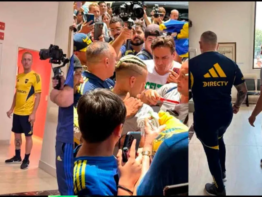 Llegada del polifuncional volante al  Xeneize