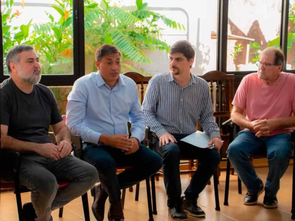 Martín Recamán encabezó la reunión interinstucional