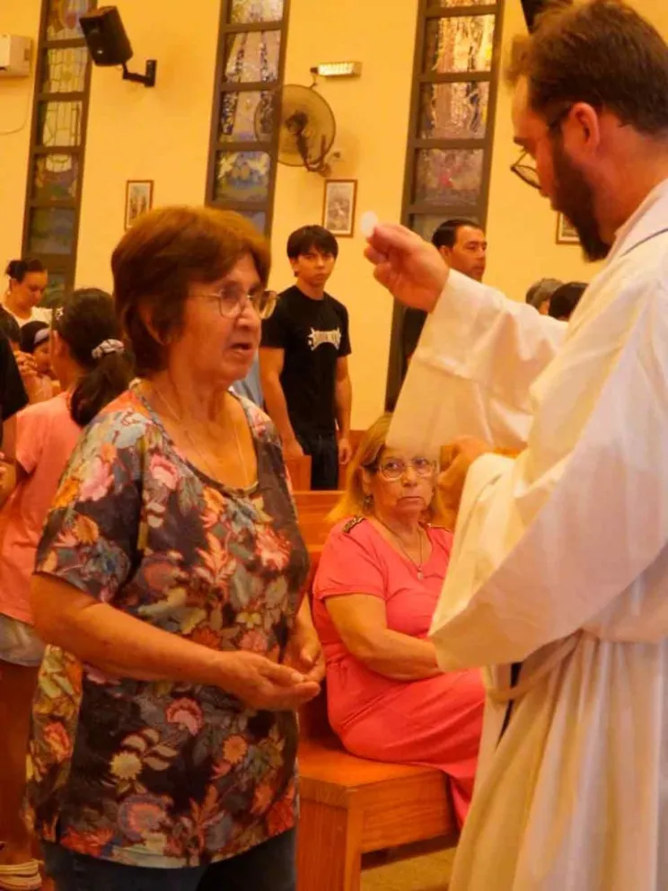 Congregó a numerosos fieles