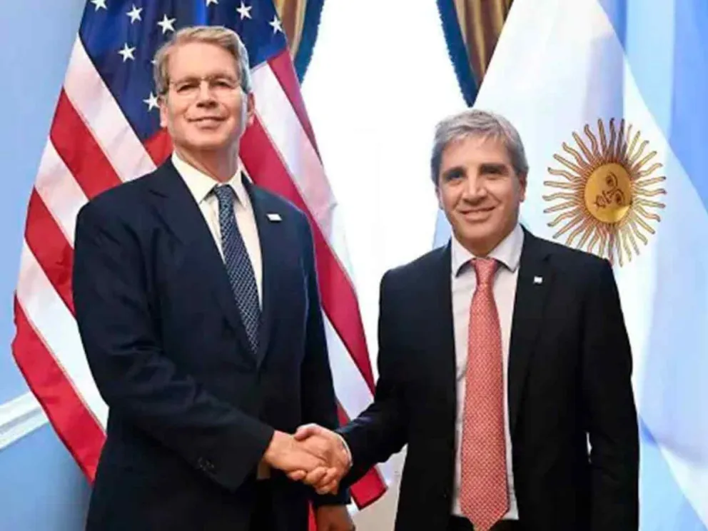 Scott Bessent y Luis Caputo