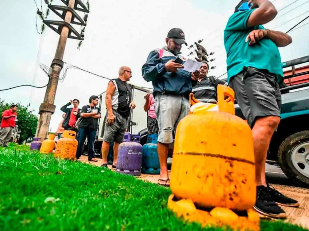 La garrafa de 10 kg costará $14.000