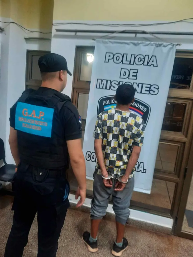 Uno de los detenidos