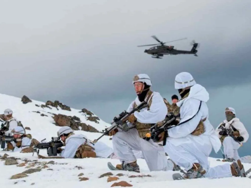 Tropas desplegadas en Groenlandia