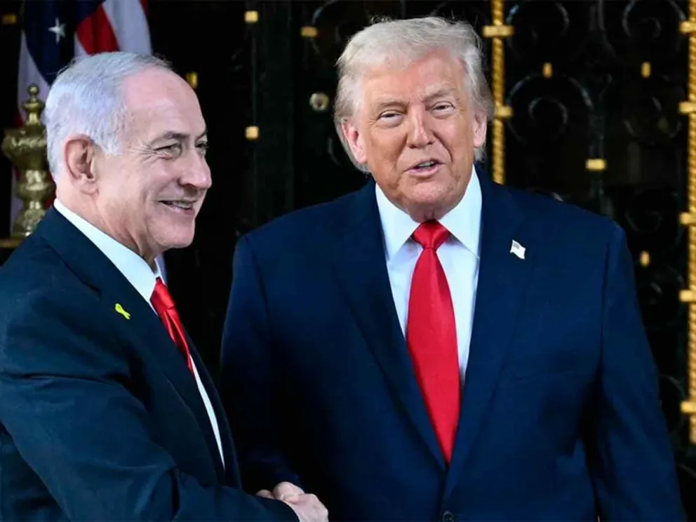 Benjamín Netanyahu y Donald Trump