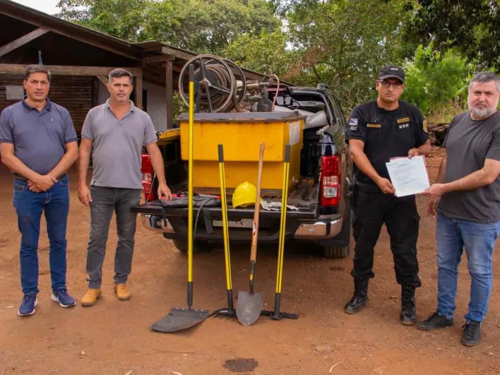 Momento de la entrega