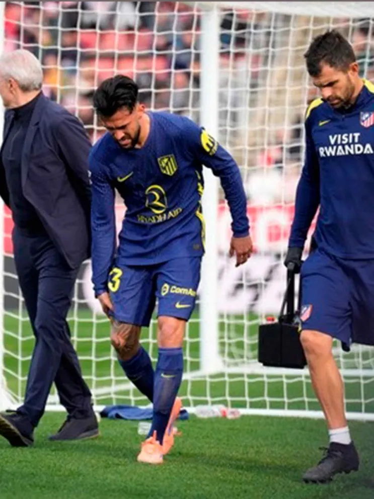 Estará de baja por tres semanas