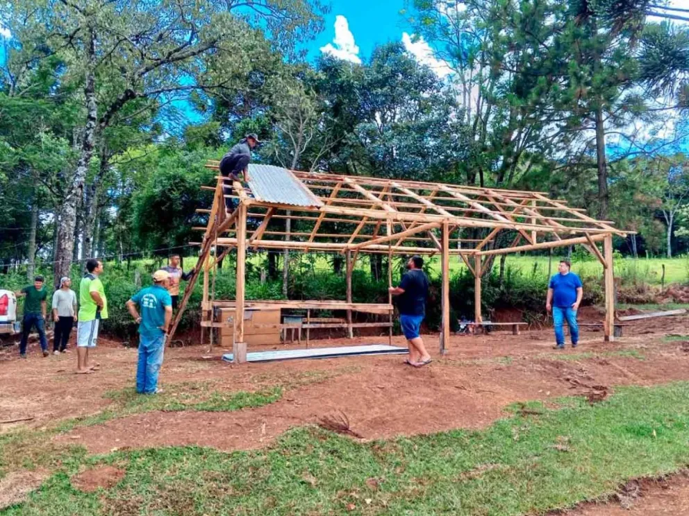 Construcción de la cantina
