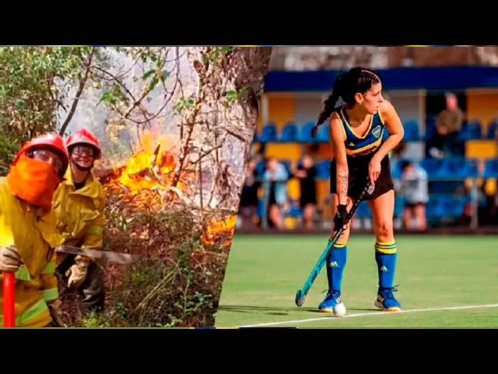 Mayra Barbiera, jugadora, profe y brigadista 