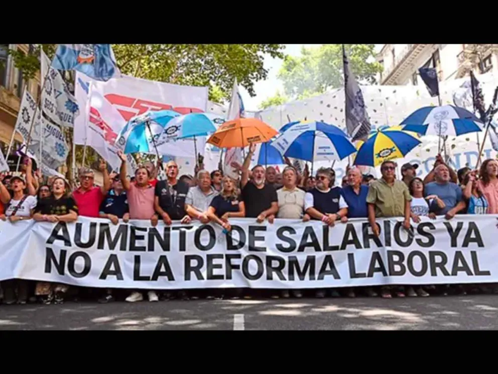 En rechazo a la reforma laboral 