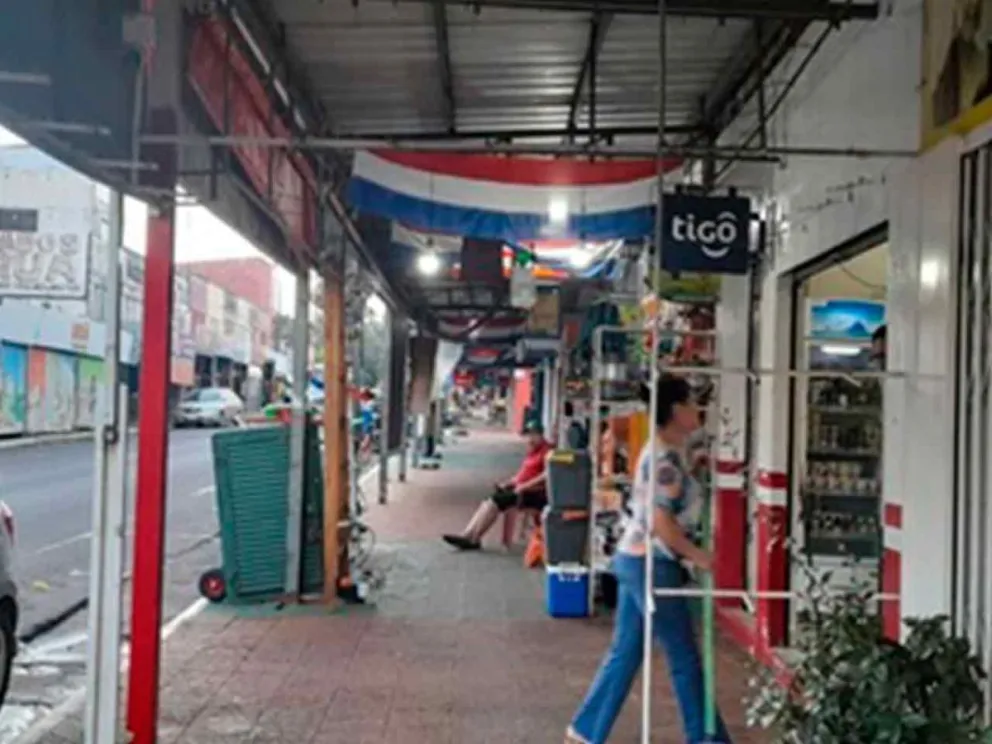 El tradicional Circuito Comercial paraguayo desierto 