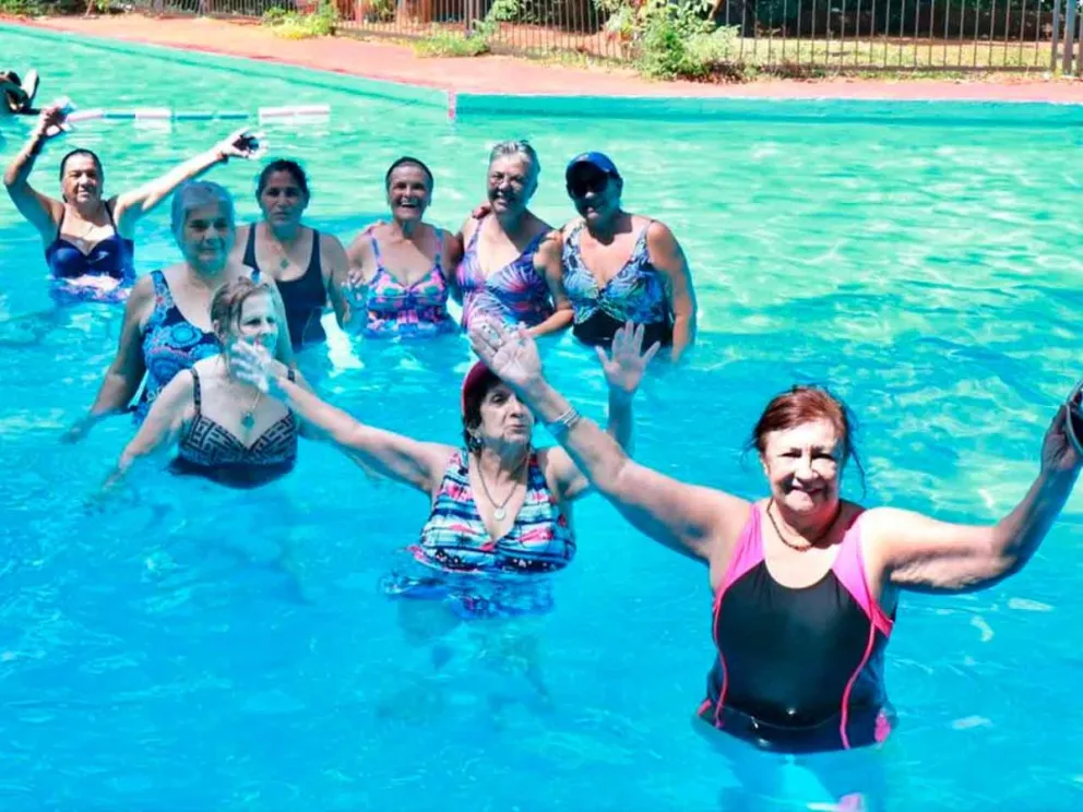 Las propuestas son: yoga, aquagym, baile y caminata