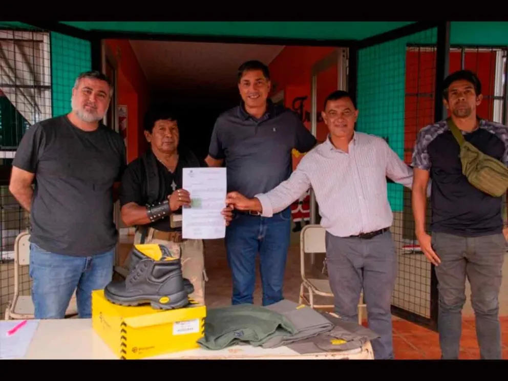 Momento de la entrega