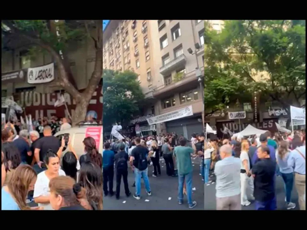 Protesta contra la "modernización laboral"