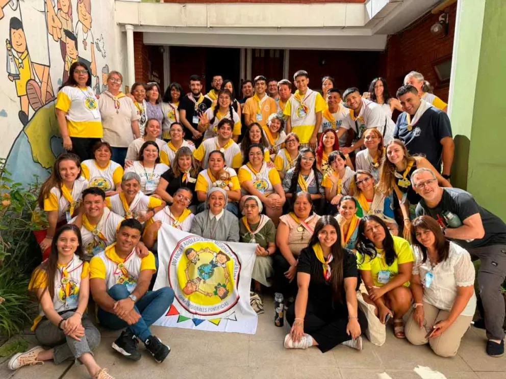 En la sede de las Obras Misionales Pontificias de Argentina