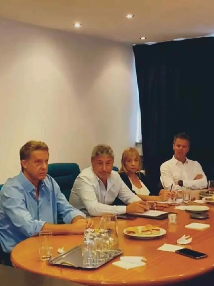 Lisandro Benmaor  en la reunión del COSSPRA