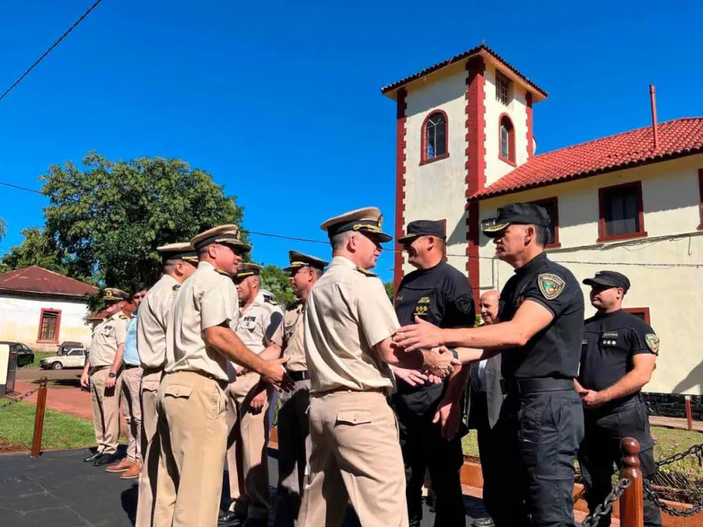 Bienvenida al Prefecto Principal Carlos Alberto Aquino