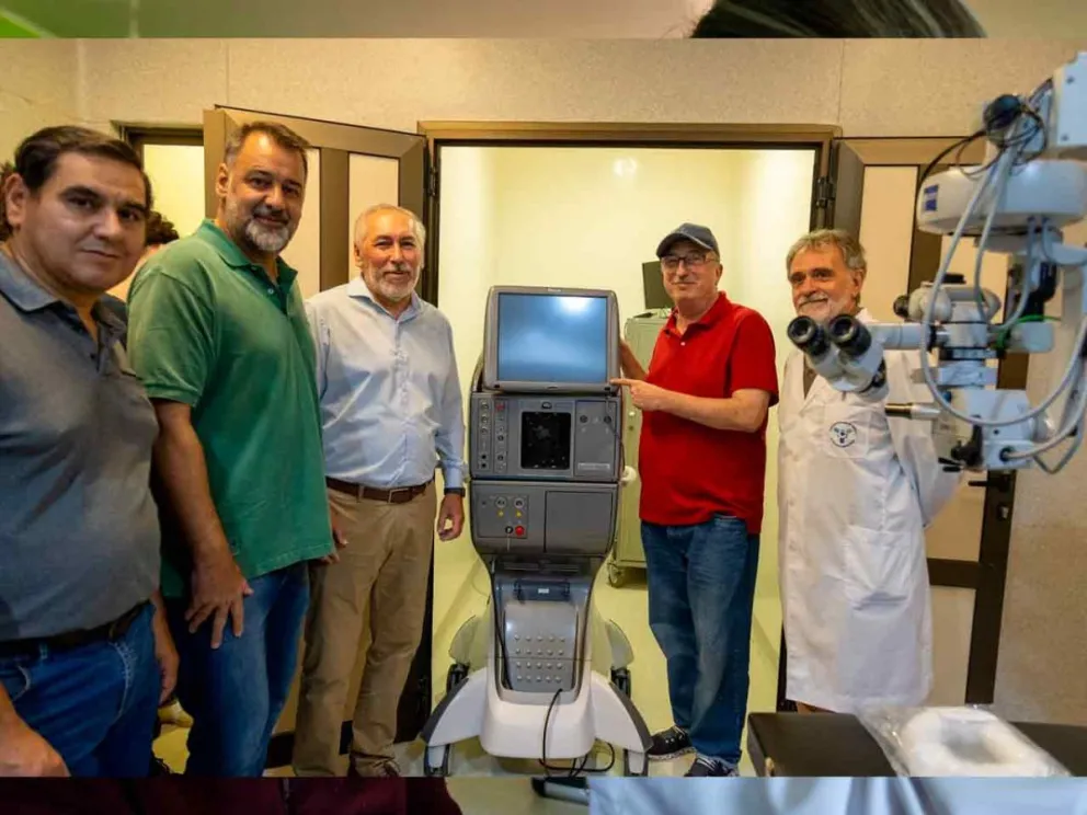 Nuevo equipo oftalmológico en el Madariaga 