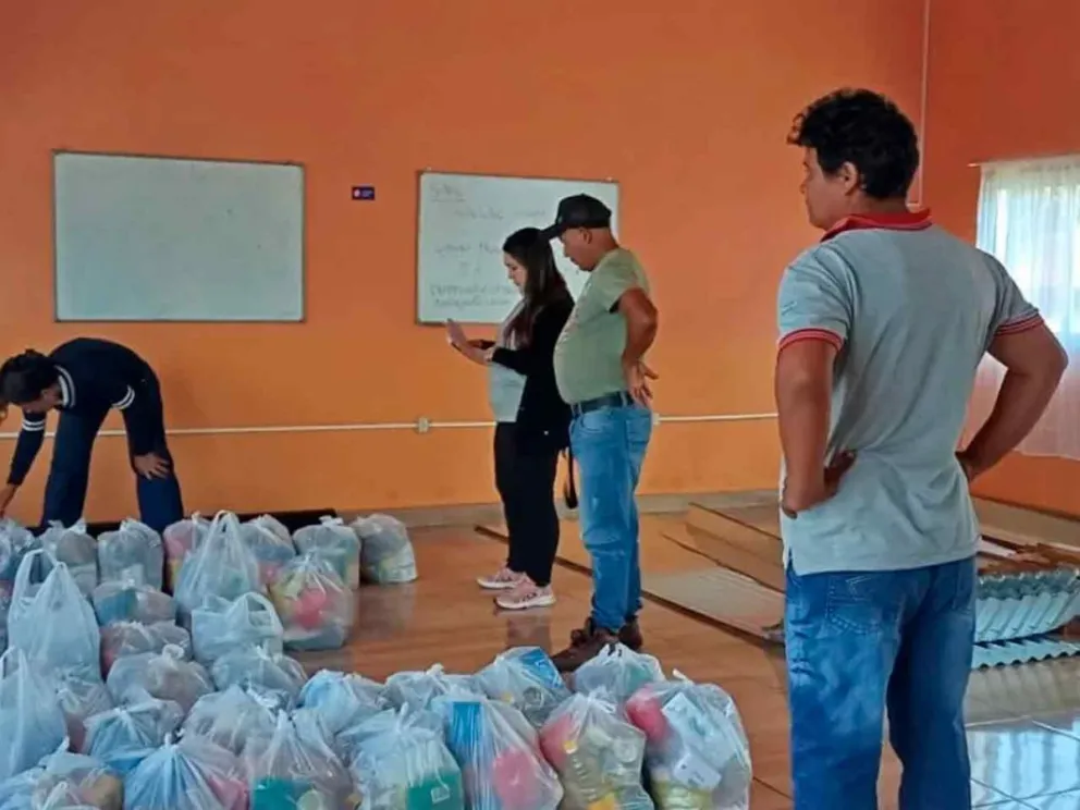 Momento de la entrega