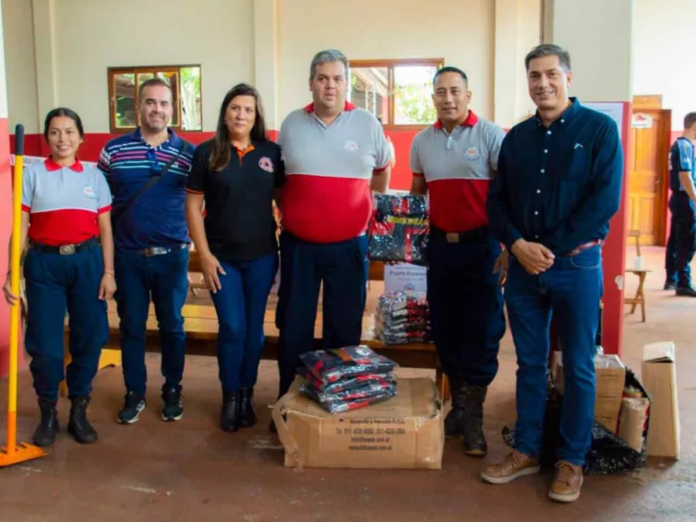 Martín Recamán acompañó la entrega