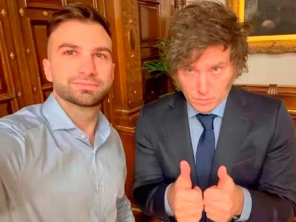 Mauricio Novelli y Javier Milei